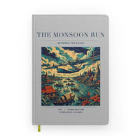 Thumbnail for VINTAGE G4061 - The Monsoon Run - Designed Notebooks design on lightgray