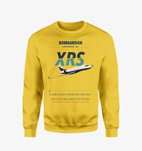 Thumbnail for Bombardier Global Express XRS design on yellow sweatshirt