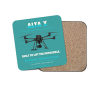 Thumbnail for Freefly Alta X design on turquoise 1 piece coaster
