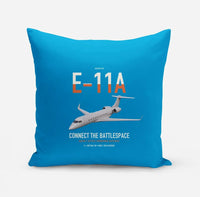 Thumbnail for E-11A BACN design on turquoise pillow