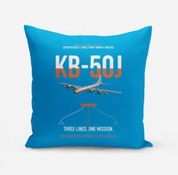 Thumbnail for KB-50J Superfortress design on turquoise pillow