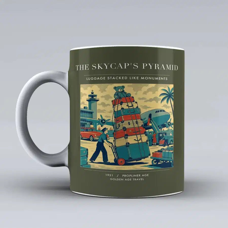 VINTAGE G4379 - The Skycap's Pyramid - Ceramic Mug design on greenarmy