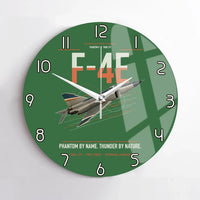 Thumbnail for F-4E Phantom II design on green no frame wall clock