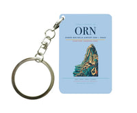 Thumbnail for Ahmed Ben Bella Airport ORN — Oran Key Chain design on light blue key chain