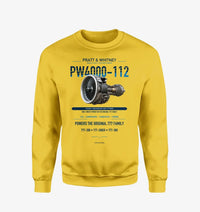 Thumbnail for PW4000-112 design on yellow sweatshirt