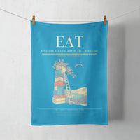 Thumbnail for Pangborn Memorial Airport (EAT) design on turquoise towel