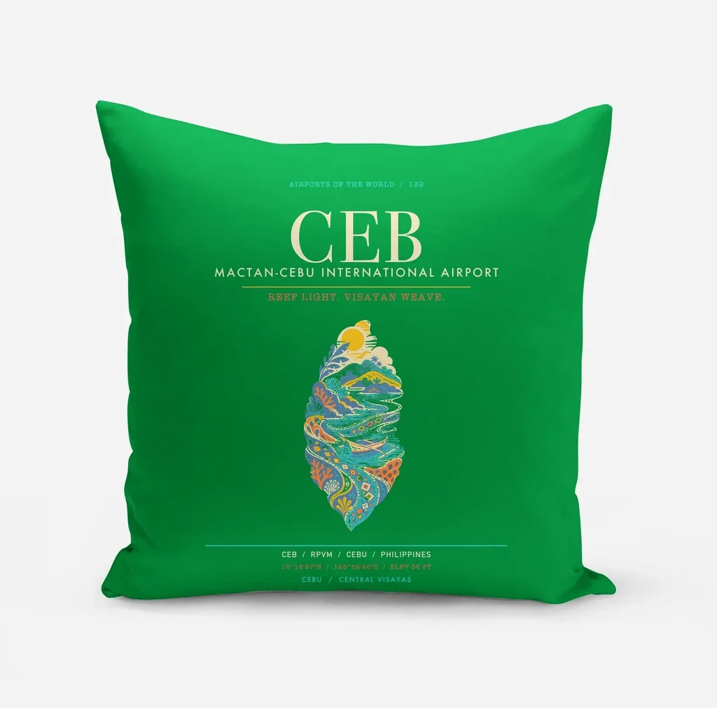 Mactan-Cebu International Airport CEB - Visayan Reef Loom - Green