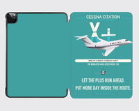 Thumbnail for Cessna Citation X+ design on turquoise ipad tablet case