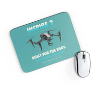 Thumbnail for DJI Inspire 2 design on turquoise rectangle mouse pad