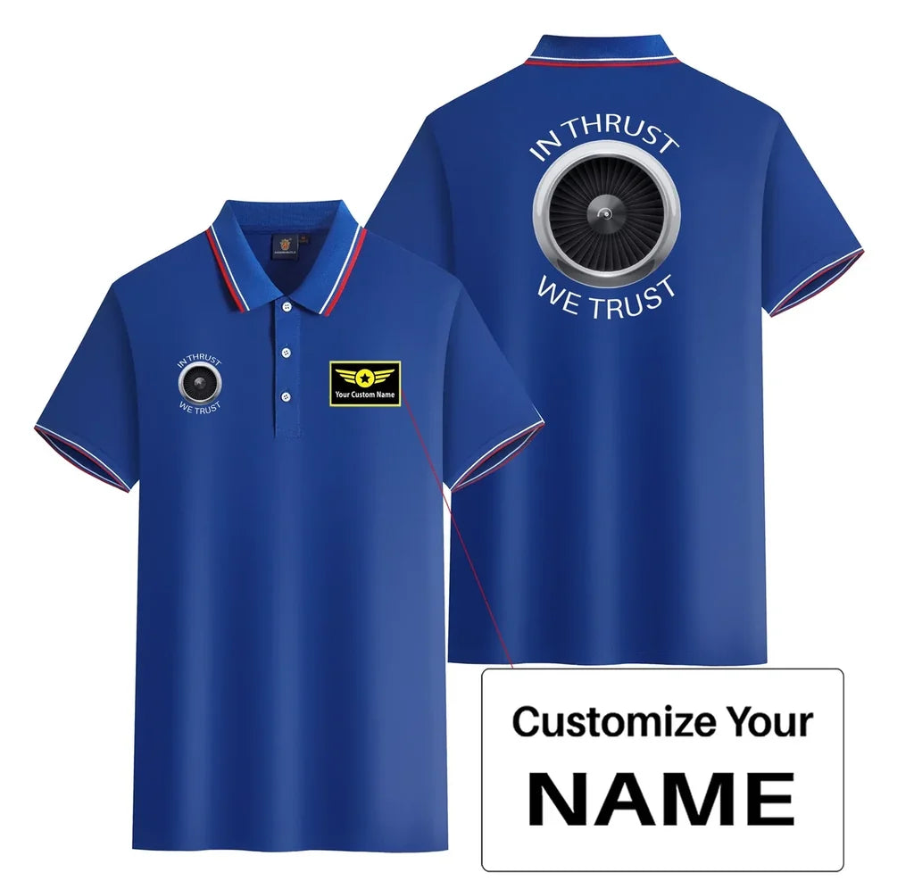 Customisable Thrust We Trust Polo Shirt - view 9
