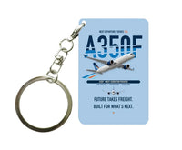 Thumbnail for Airbus A350F Key Chain design on light blue key chain