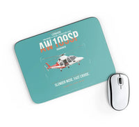 Thumbnail for Leonardo AW109SP GrandNew design on turquoise rectangle mouse pad