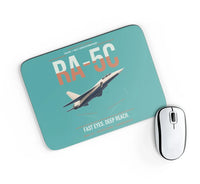 Thumbnail for RA-5C Vigilante design on turquoise rectangle mouse pad