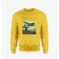 Thumbnail for VINTAGE G4396 - The Scarecrow Salute - Designed Sweatshirts design on yellow