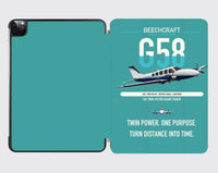 Thumbnail for Beechcraft Baron G58 design on turquoise ipad tablet case