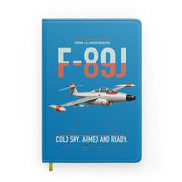 Thumbnail for F-89J Scorpion design on turquoise notebook