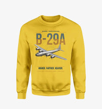 Thumbnail for B-29A Superfortress design on yellow sweatshirt