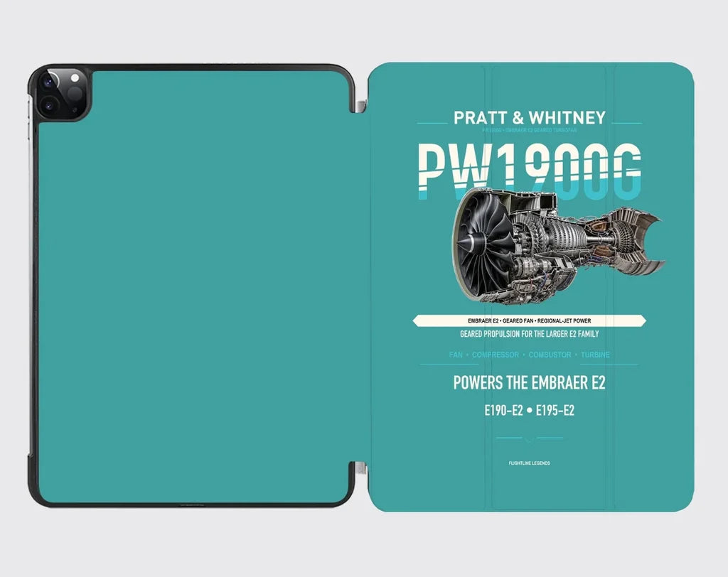 PW1900G design on turquoise ipad tablet case