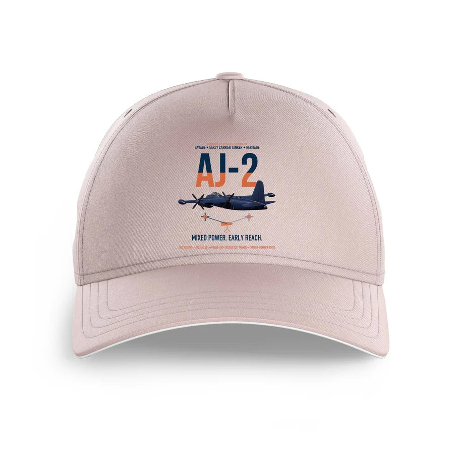 AJ-2 Savage Tanker design on pink printed hat