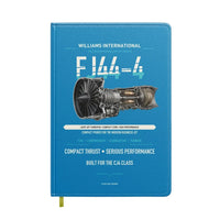 Thumbnail for FJ44-4 design on turquoise notebook