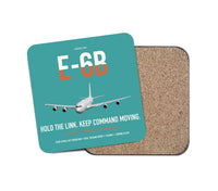 Thumbnail for E-6B Mercury design on turquoise 1 piece coaster