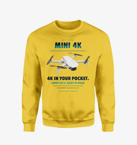 Thumbnail for DJI Mini 4K design on yellow sweatshirt