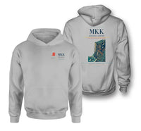 Thumbnail for Molokai Airport (MKK) design on light gray double-side hoodie