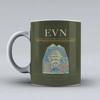 Thumbnail for International Airport EVN — Yerevan Mug design on green army zvartnots