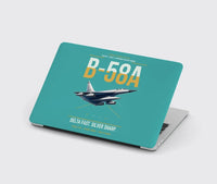 Thumbnail for B-58A Hustler design on turquoise MacBook case