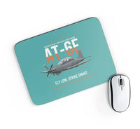 Thumbnail for AT-6E Wolverine Light Attack design on turquoise rectangle mouse pad