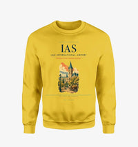 Thumbnail for Iași International Airport (IAS) design on yellow sweatshirt