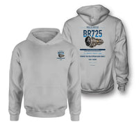 Thumbnail for BR725 design on light gray hoodie