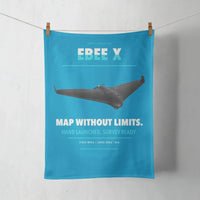 Thumbnail for AgEagle eBee X design on turquoise towel