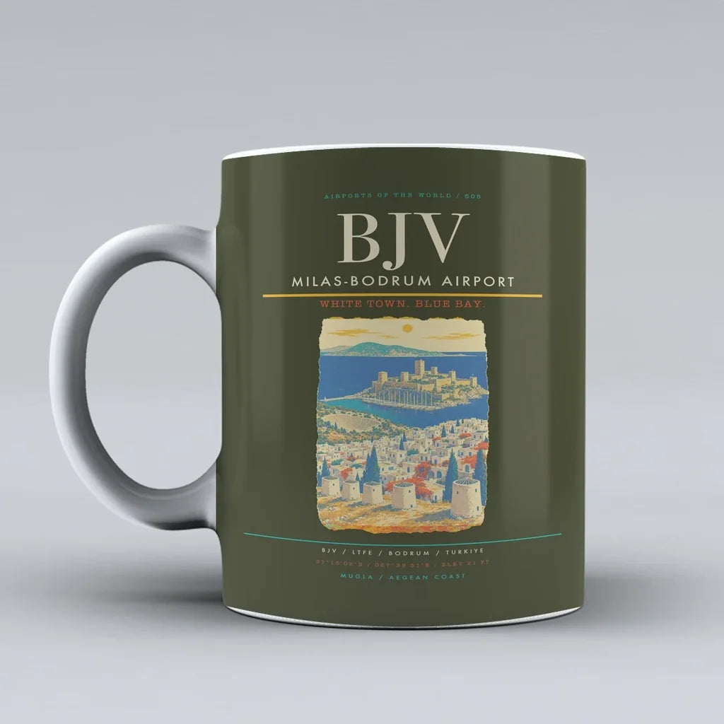 Milas-Bodrum Airport BJV Mug - Green Army