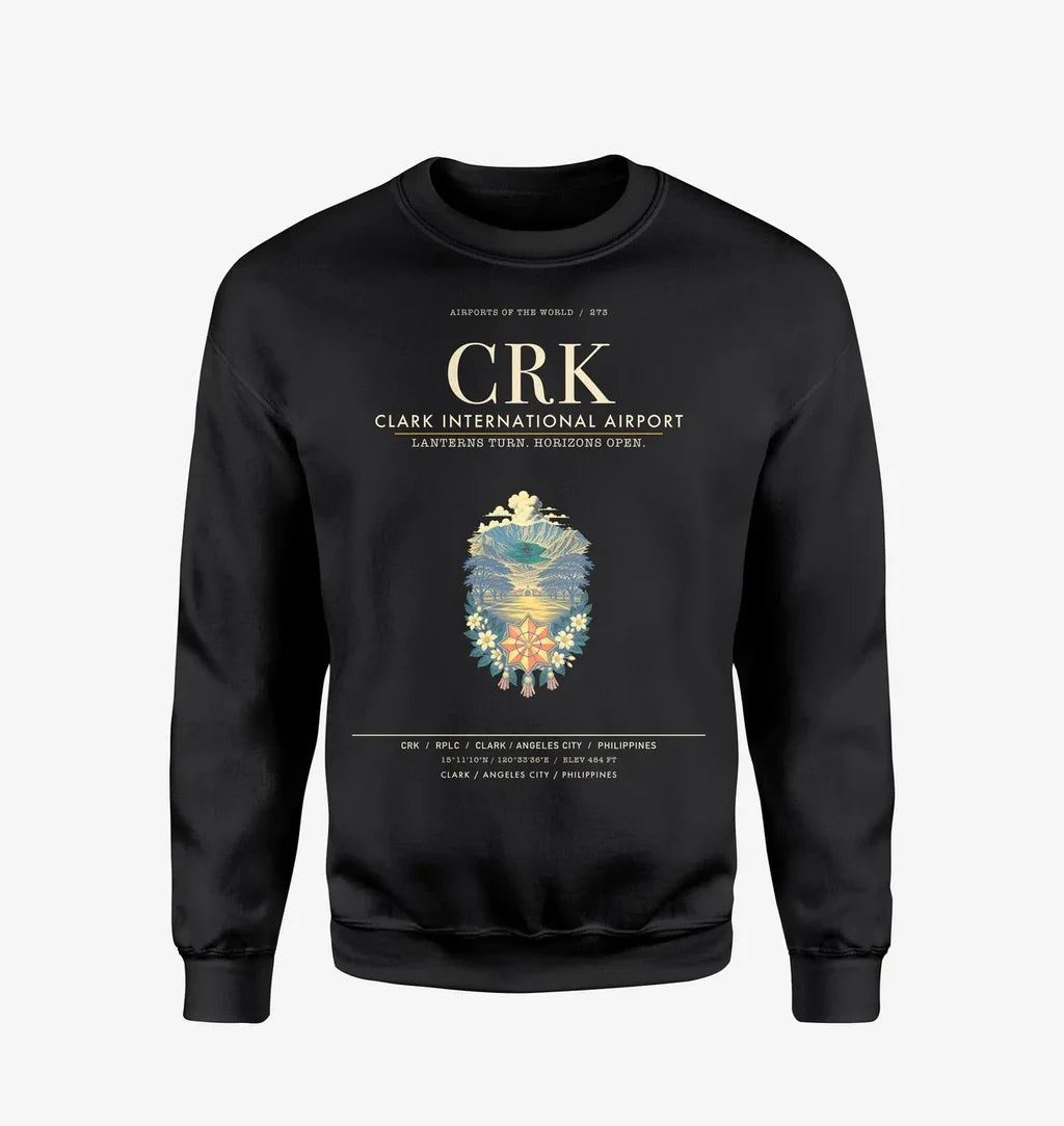 Clark International Airport CRK Sweatshirt - Black