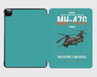 Thumbnail for Boeing MH-47G Chinook design on turquoise ipad tablet case
