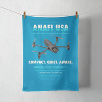 Thumbnail for Parrot ANAFI USA design on turquoise towel