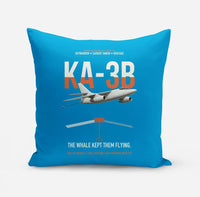 Thumbnail for KA-3B Skywarrior design on turquoise pillow