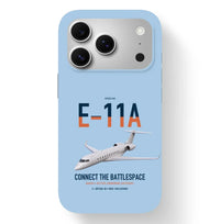 Thumbnail for E-11A BACN design on light blue magsafe iphone case, for iPhone 17 Pro