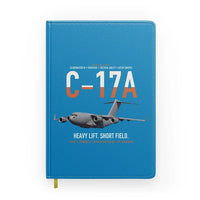 Thumbnail for C-17A Globemaster III design on turquoise notebook