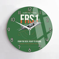 Thumbnail for British Aerospace Sea Harrier FRS.1 design on green no frame wall clock