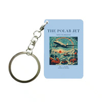 Thumbnail for VINTAGE G4119 - The Polar Jet - Designed Key Chain design on lightblue