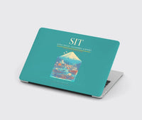 Thumbnail for Sitka Rocky Gutierrez Airport (SIT) design on turquoise MacBook case