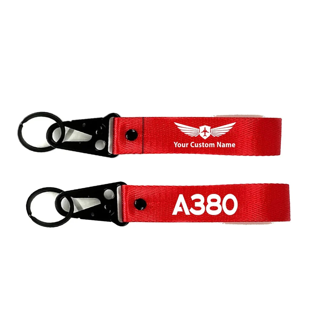 A380 Flat Text - Red + NAME