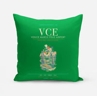 Thumbnail for Venice Marco Polo Airport VCE - Lagoon Printmaker's Tide - Green