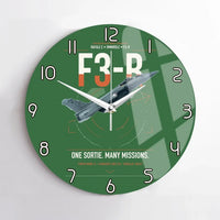 Thumbnail for Dassault Rafale C — F3-R standard design on green no frame wall clock