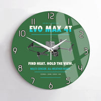 Thumbnail for Autel EVO Max 4T design on green no frame wall clock