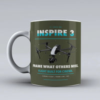 Thumbnail for Inspire 3 Mug design on green army dji