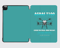 Thumbnail for DJI Agras T100 design on turquoise ipad tablet case