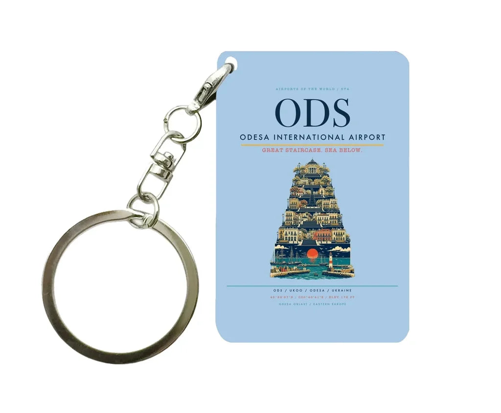 Odesa International Airport ODS Light Blue